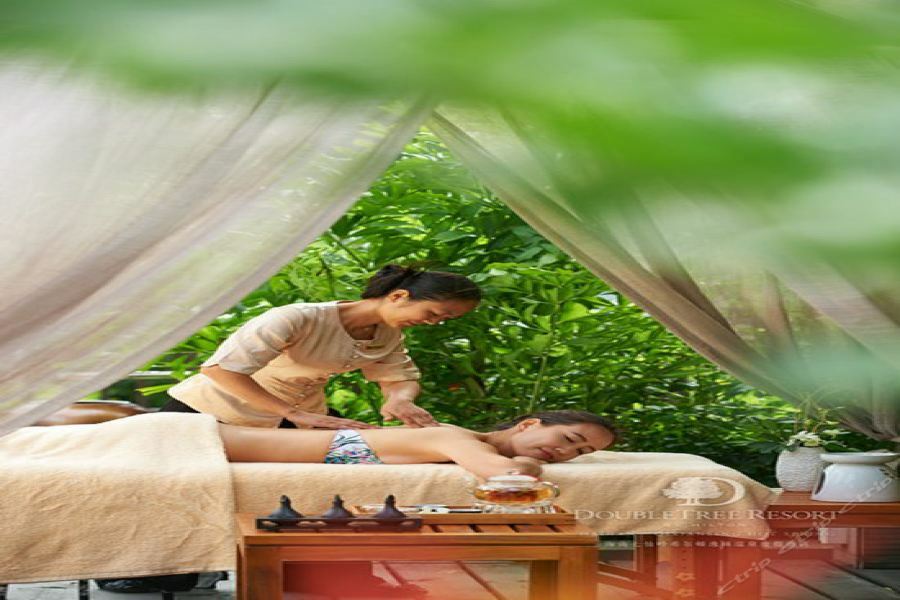 Doubletree Resort By Hilton Hotel Hainan - Qixianling Hot Spring Baoting Esterno foto